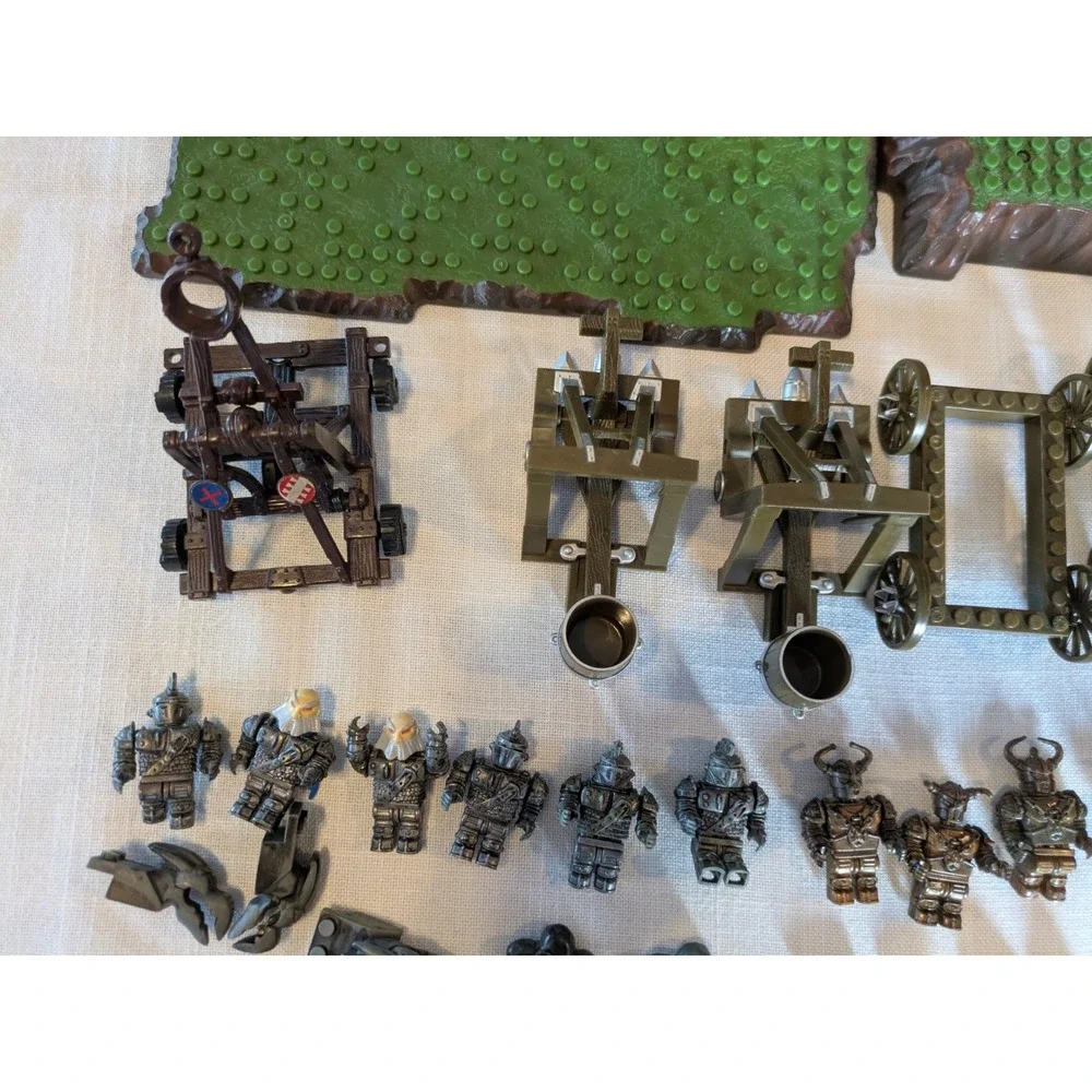 Mega Bloks Dragons‎ Krystal Wars Castle Parts Figures AccessorsLot Terrain 9883